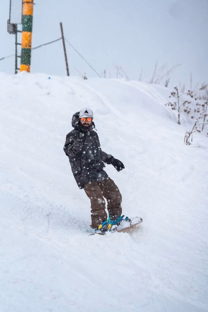 Junaid Mushtaq Khan, founder of Gulmarg Snowline
